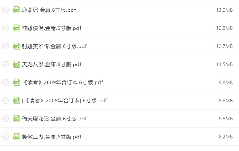 6寸kindle电子书pdf版合集