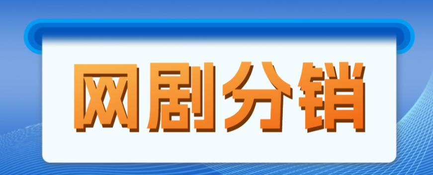 网剧分销项目，新蓝海项目，月入过万很轻松-旺仔资源库