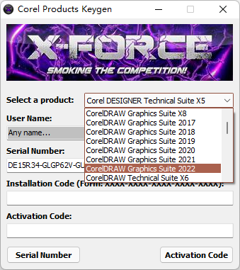 Corel Products Keygen 2022 全系列注册机-微分享自媒体驿站