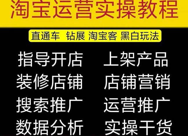 2023淘宝开店教程0基础到高级全套视频网店电商运营培训教学课程（2月更新）-178分享