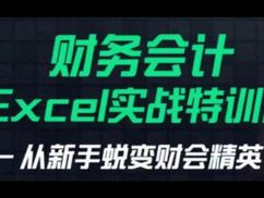 财务会计Excel实战特训营 | 从新手蜕变财会精英