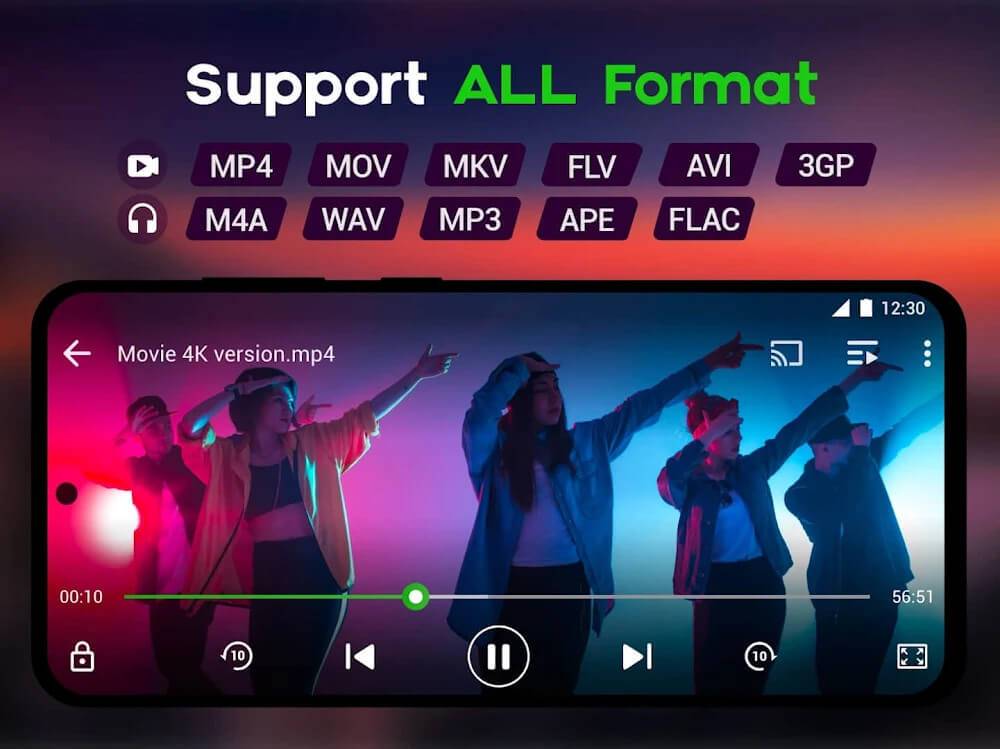 XPlayer视频播放器 v2.3.4.3 MOD APK（高级解锁）| XPlayer v2.3.4.3 MOD APK (Premium Unlocked)-微分享自媒体驿站