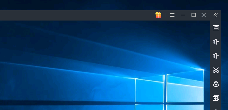 请问雷电模拟器只有一个边框是什么原因?