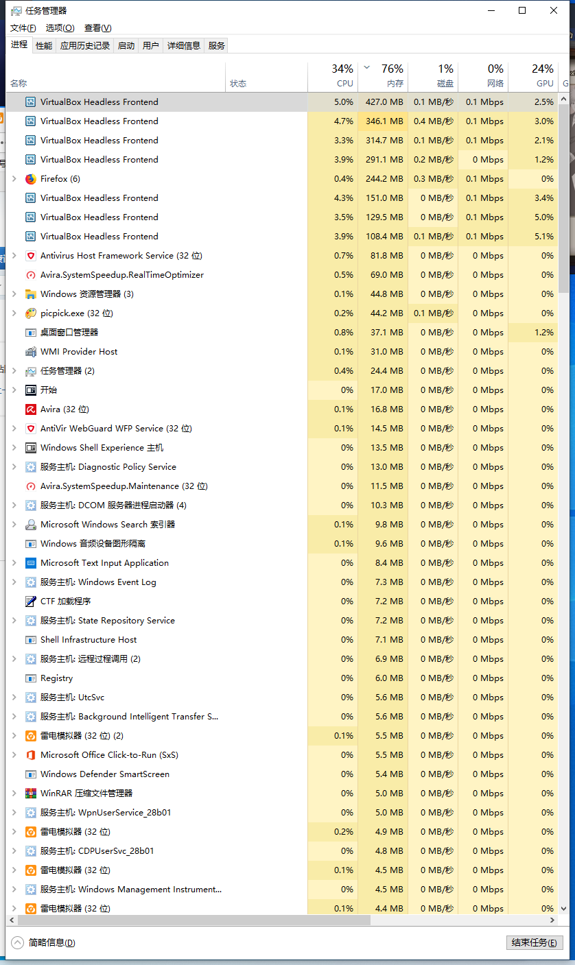 雷电模拟器多开卡顿,CPU 内存 GPU明明占用率不高